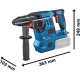 Bosch Akku-Bohrhammer GBH 18V-28 C Professional solo, 18Volt