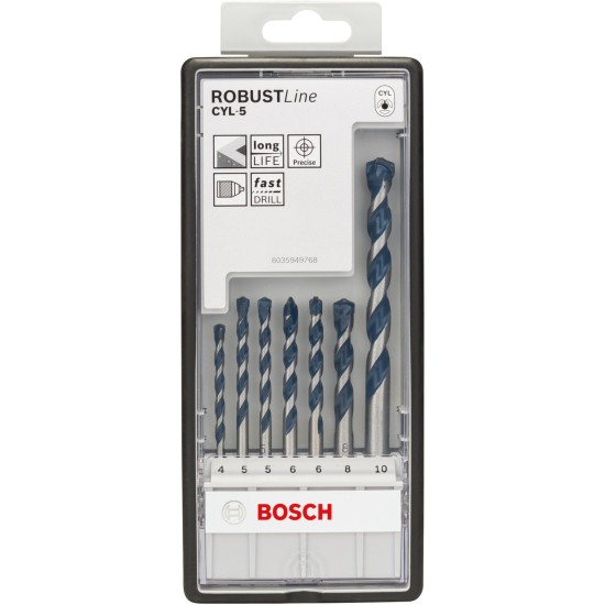 Bosch Betonbohrer Set CYL-5, 7-teilig, Bohrer-Satz