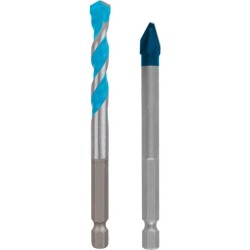 Bosch Expert HEX-9 HardCeramic + HEX-9 MultiConstruction Bohrer-Satz,  Ø 8mm