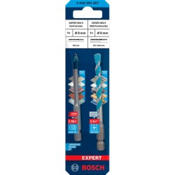 Bosch Expert HEX-9 HardCeramic + HEX-9 MultiConstruction Bohrer-Satz,  Ø 8mm