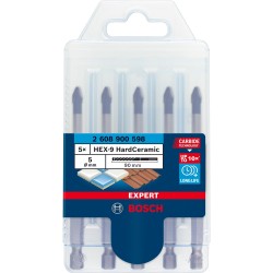 Bosch Expert HEX-9 HardCeramic Dachziegel-Bohrer, Ø 5mm