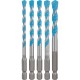 Bosch Expert HEX-9 MultiConstruction Bohrer-Satz, 5-teilig