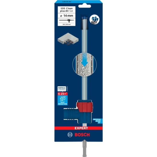 Bosch Expert Hammerbohrer SDS Clean plus-8X Set, Ø 14mm