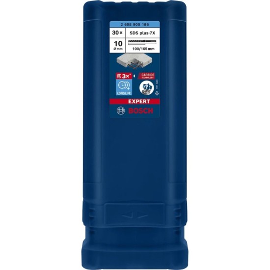 Bosch Expert Hammerbohrer SDS-plus-7X, Ø 10mm, 30 Stück