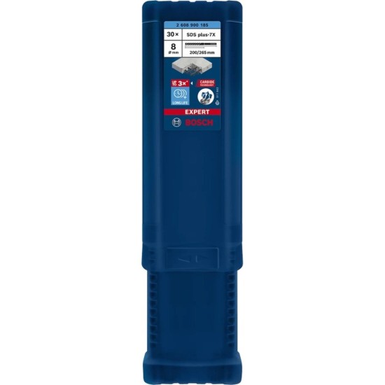 Bosch Expert Hammerbohrer SDS-plus-7X, Ø 8mm, 30 Stück
