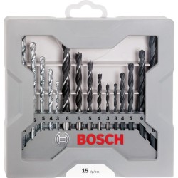 Bosch Gemischter Bohrer-Satz, 15-teilig
