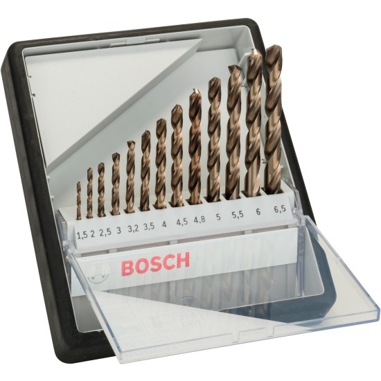 Bosch HSS-Co Robust Line Metallbohrer-Satz, 13-teilig
