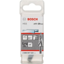 Bosch HSS-Stufenbohrer, Ø 4mm - Ø 20mm