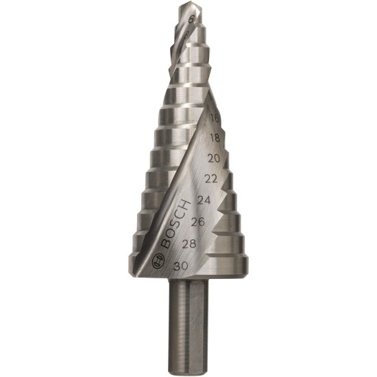 Bosch HSS-Stufenbohrer, Ø 6mm - Ø 30mm
