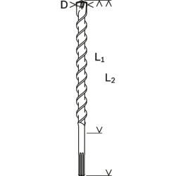 Bosch Hammerbohrer SDS-max-7, Ø 37mm