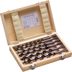 Bosch Holz-Schlangenbohrer Set, 6-teilig, Bohrer-Satz