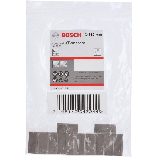 Bosch PRO Diamantbohrkronen-Segmente für PRO Core Cutter, Bohrer