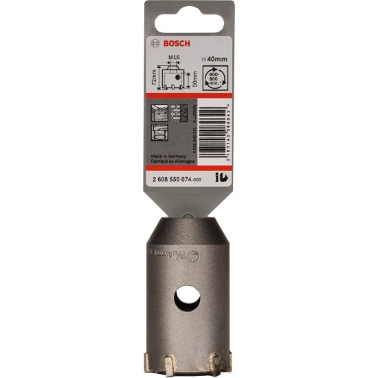 Bosch PRO SDS plus-5 Core Cutter Hohlbohrkrone, Ø 40mm, Bohrer