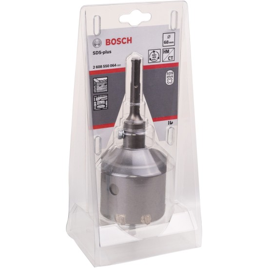 Bosch PRO SDS plus-5 Core Cutter Hohlbohrkronen-Set 68mm, SDS-plus, Bohrer-Satz