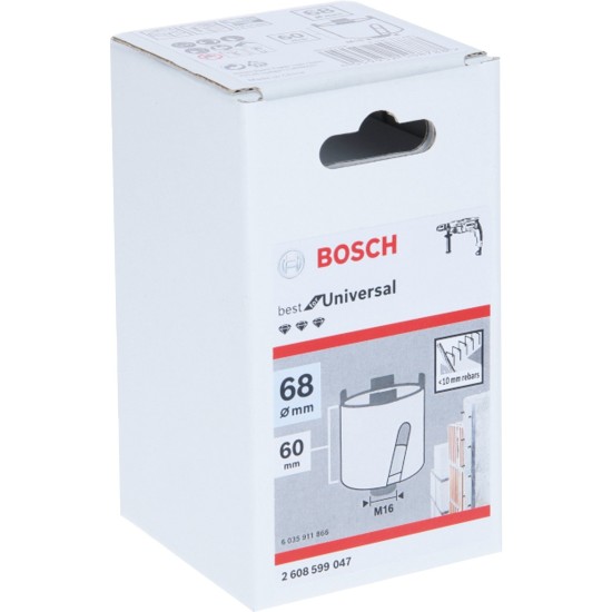 Bosch PRO Socket Core Cutter dry Diamant-Steckdosen-Bohrkrone, Ø 68mm, Bohrer