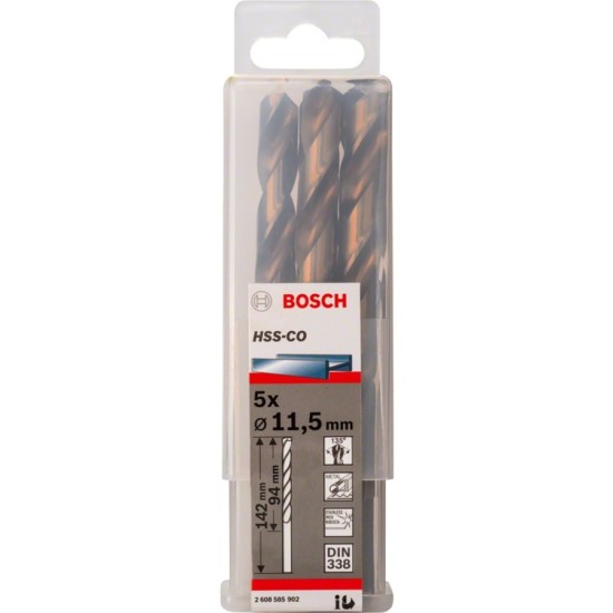 Bosch PRO Stainless Steel HSS-Co Spiralbohrer, Ø 11,5mm