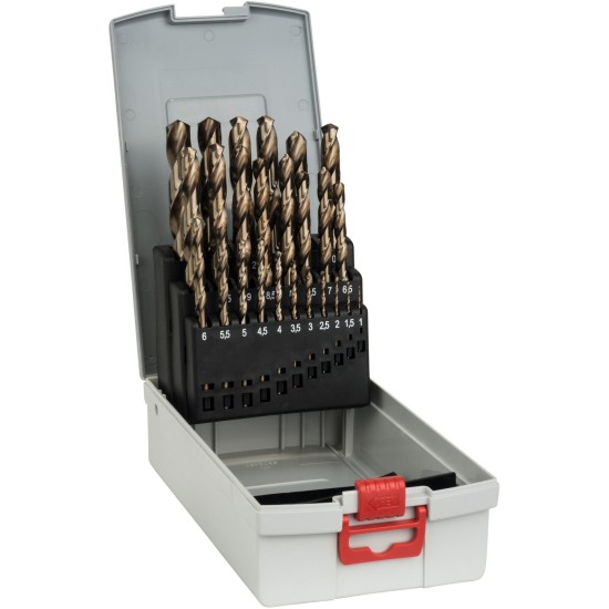 Bosch ProBox HSS-Co Robust Line Metallbohrer-Satz, 25-teilig
