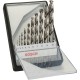 Bosch RobustLine HSS-Spiralbohrer-Satz, 135°, 10-teilig