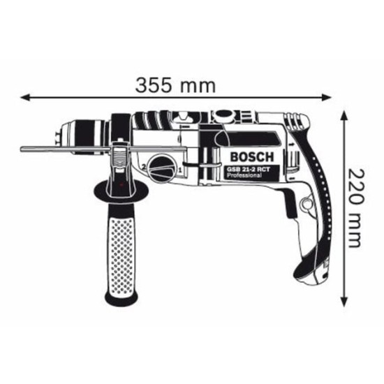 Bosch Schlagbohrmaschine GSB 21-2 RCT Professional