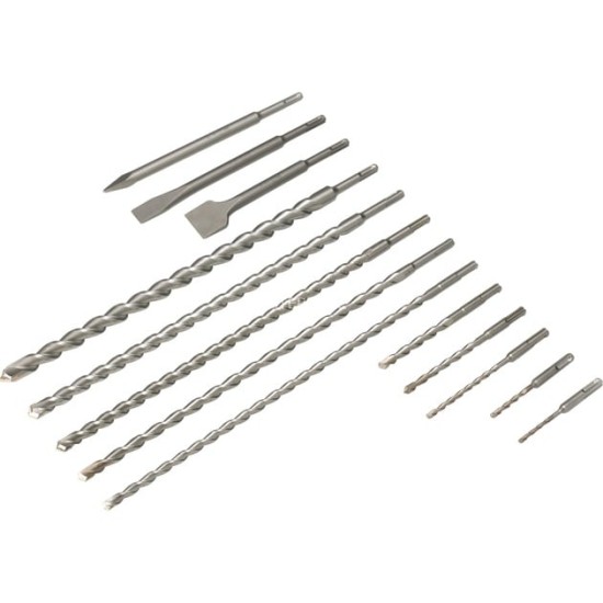 DEWALT SDS-plus Bohr- und Meißel-Set, 13-teilig, Meißel- & Bohrer-Satz