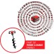 Einhell Professional Akku-Erdbohrer GP-EA 18/150 Li BL - Solo, 18Volt