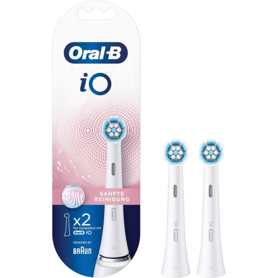 Braun Oral-B iO Sanfte Reinigung 2er, Aufsteckbürste Braun Oral-B iO Sanfte Reinigung 2er, Aufsteckbürste