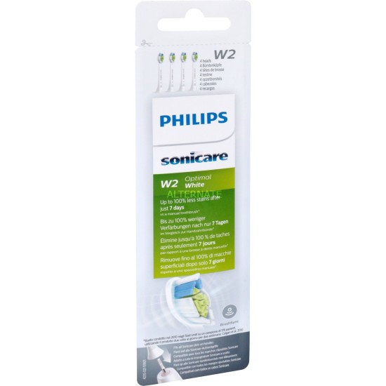 Philips Sonicare HX6064/10 W Optimal White 4er, Aufsteckbürste
