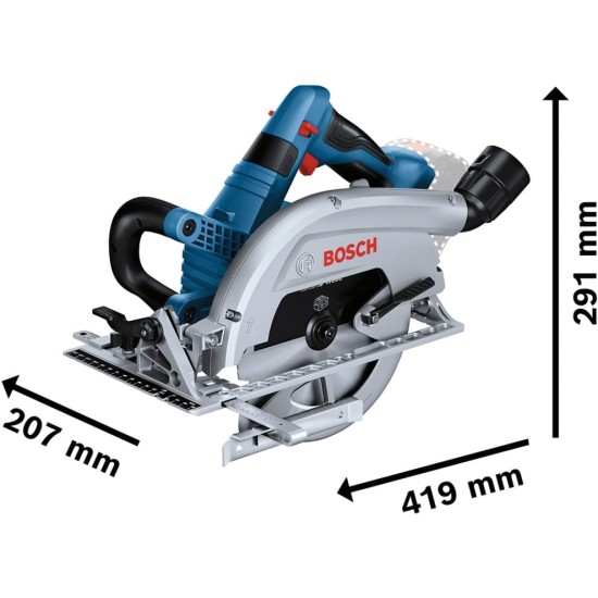 Bosch Akku-Handkreissäge BITURBO GKS 18V-70 L Professional solo