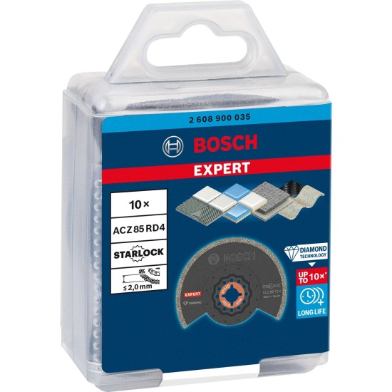 Bosch Diamant-Segmentsägeblatt Expert ACZ 85 RD4 Grout + Abrasive, Ø 85mm