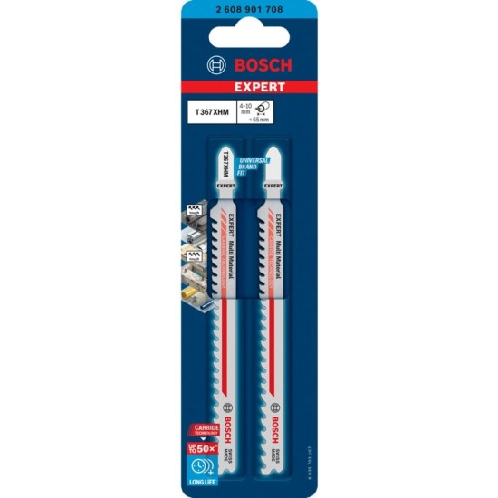 Bosch Expert Carbide Stichsägeblatt T 367 XHM 'Multi Material'