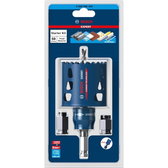 Bosch Expert Lochsäge 'ToughMaterial', Ø 68mm, Starter Kit