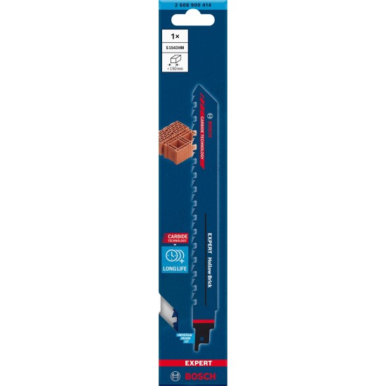 Bosch Expert Säbelsägeblatt ‘Hollow Brick’ S 1543 HM