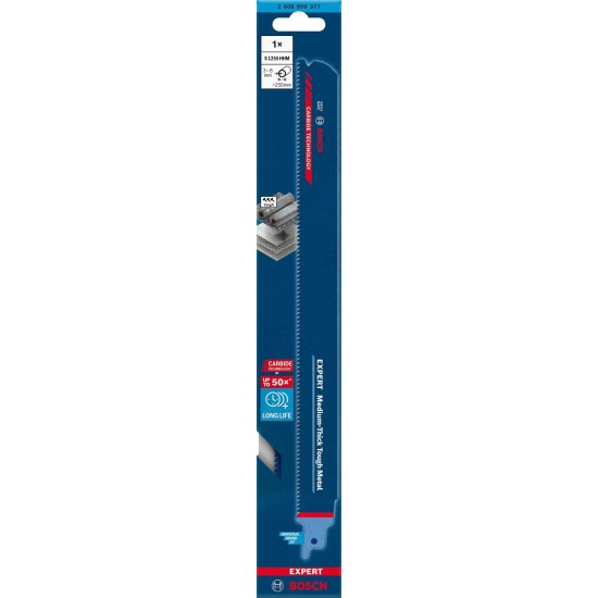 Bosch Expert Säbelsägeblatt ‘Medium-Thick Tough Metal’ S 1255 HHM