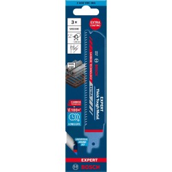 Bosch Expert Säbelsägeblatt ‘Thick Tough Metal’ S 955 CHC, 3 Stück