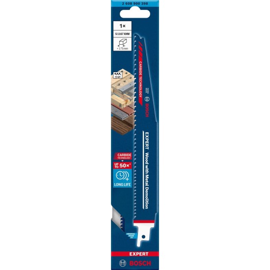 Bosch Expert Säbelsägeblatt ‘Wood with Metal Demolition’ S 1167 XHM