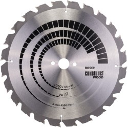 Bosch Kreissägeblatt Construct Wood, Ø 350mm, 24Z