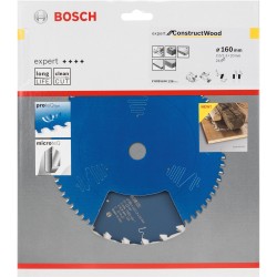 Bosch Kreissägeblatt Expert for Construct Wood, Ø 160mm, 24Z
