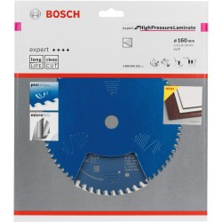 Bosch Kreissägeblatt Expert for High Pressure Laminate, Ø 160mm, 48Z