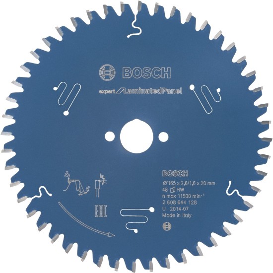 Bosch Kreissägeblatt Expert for Laminated Panel, Ø 165mm, 48Z