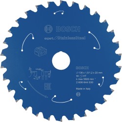 Bosch Kreissägeblatt Expert for Stainless Steel, Ø 136mm, 30Z