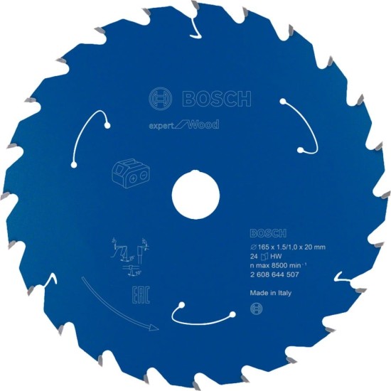 Bosch Kreissägeblatt Expert for Wood, Ø 165mm, 24Z