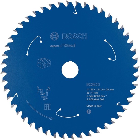 Bosch Kreissägeblatt Expert for Wood, Ø 165mm, 48Z