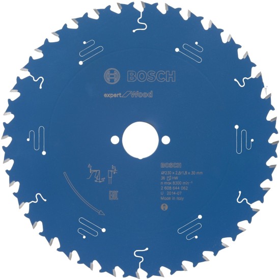 Bosch Kreissägeblatt Expert for Wood, Ø 230mm, 36Z