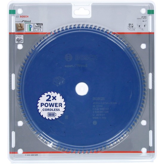 Bosch Kreissägeblatt Expert for Wood, Ø 305mm, 96Z