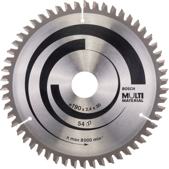 Bosch Kreissägeblatt Multi Material, Ø 190mm, 54Z
