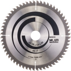 Bosch Kreissägeblatt Multi Material, Ø 216mm, 60Z
