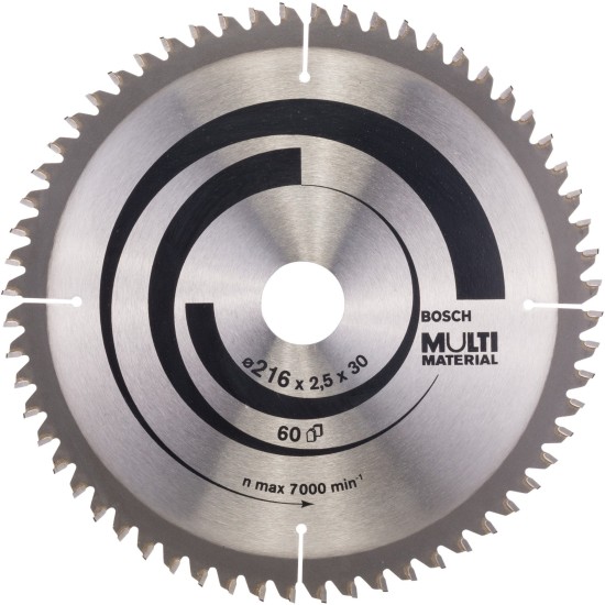 Bosch Kreissägeblatt Multi Material, Ø 216mm, 60Z