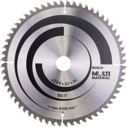 Bosch Kreissägeblatt Multi Material, Ø 254mm, 60Z