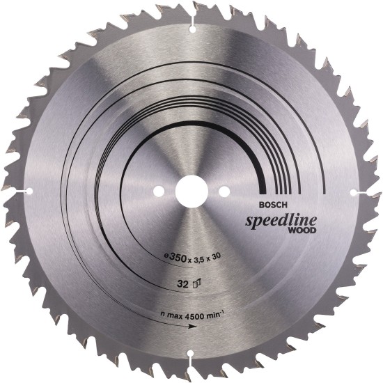 Bosch Kreissägeblatt Speedline Wood, Ø 350mm, 32Z