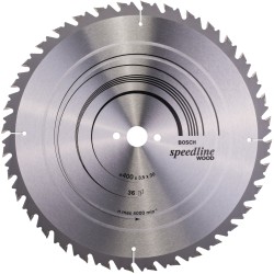 Bosch Kreissägeblatt Speedline Wood, Ø 400mm, 36Z